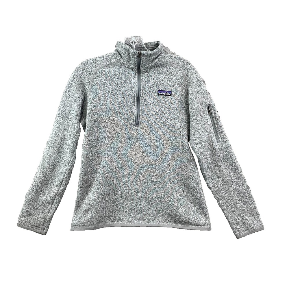 Patagonia Better Sweater Jacket Womens Medium Heather Gray Outdoor Hike Gorpcore